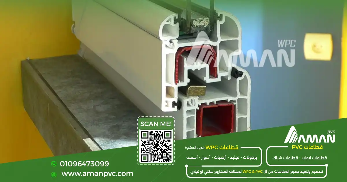 اسعار قطاعات PVC فى مصر للشبابيك والأبواب